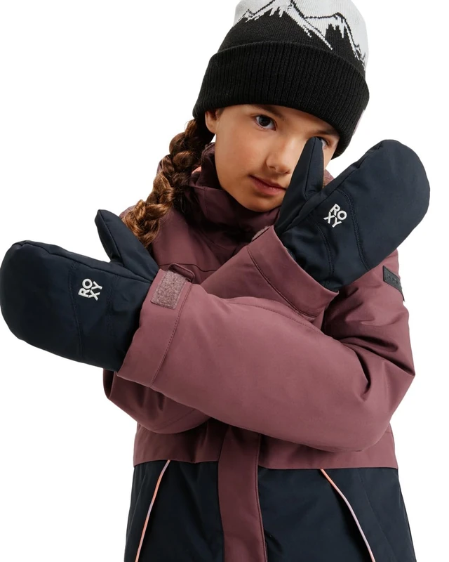Roxy Gloves JETTY GIRL SOLID MITT Girl's Black L