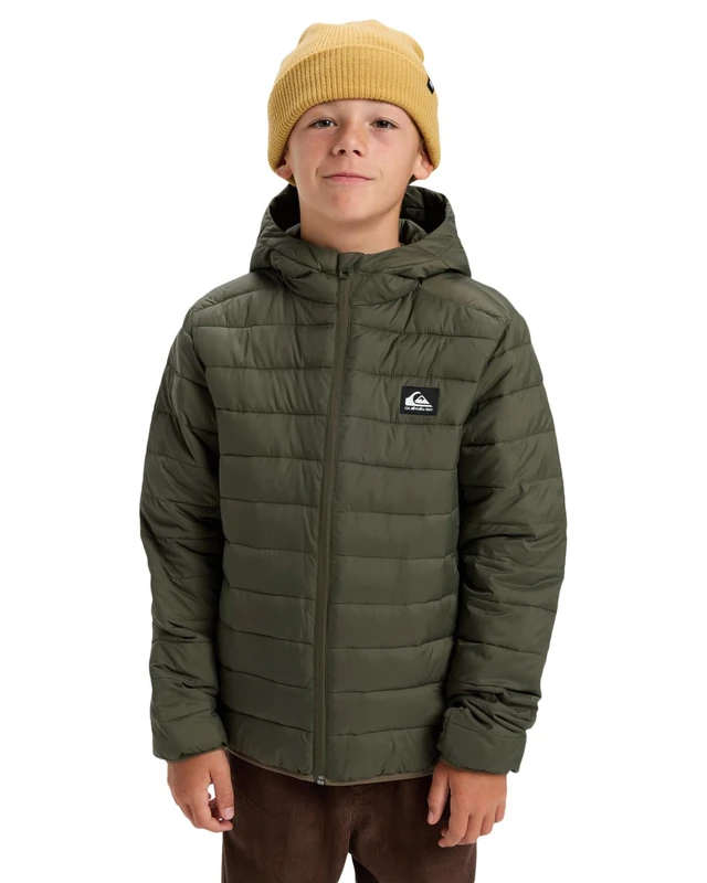 Quiksilver Jacket Scaly Boy's Brown 10