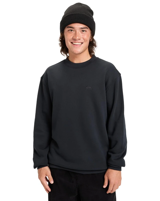 Quiksilver Fleece sweater SALT WATER CREW Men's Black S