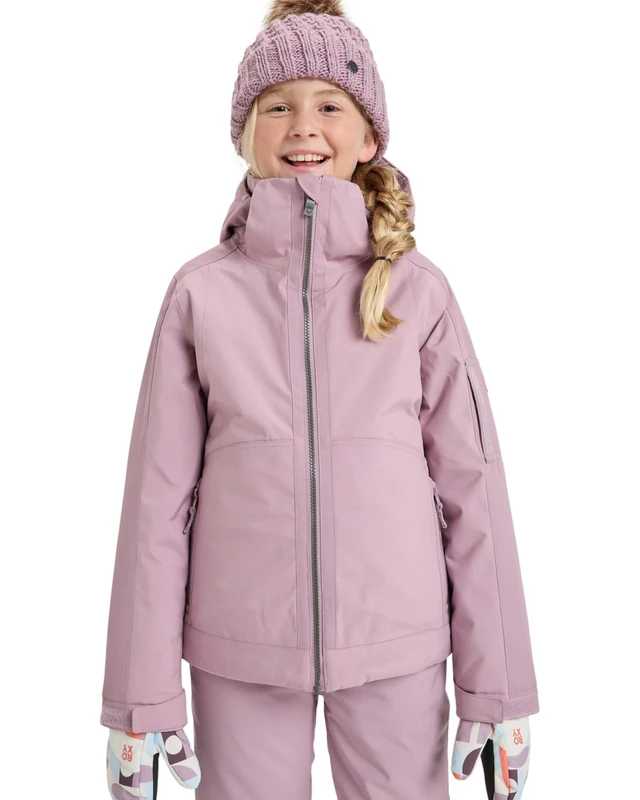 Roxy Snow Jacket Meade Girl Jacket Girl's Pink 10 - Image 1