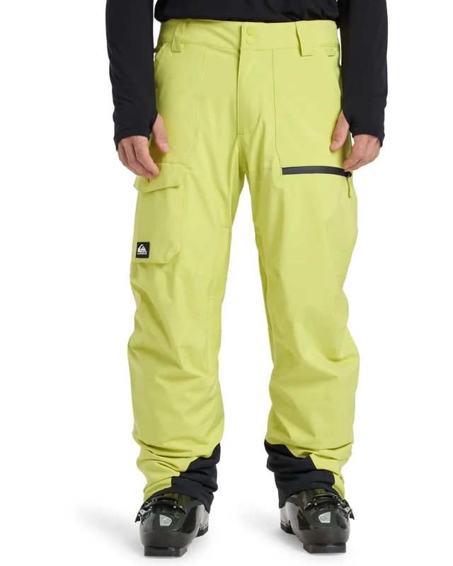 Quiksilver Snow Pants Utility Pant Men's Yellow S