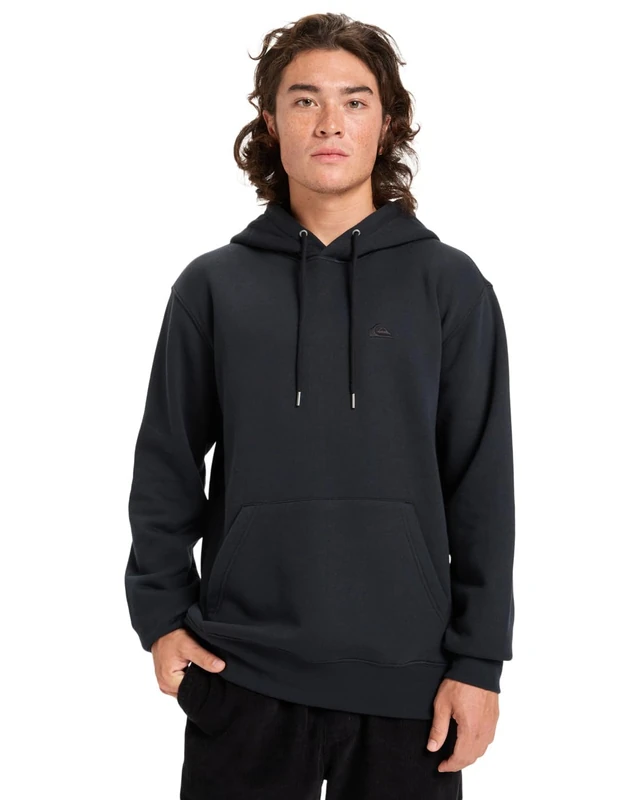 Quiksilver Fleece sweater SALT WATER HOODIE Men's Black XXL