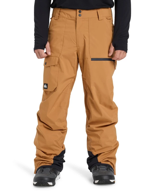 Quiksilver Snow Pants Utility Pant Men's Brown - Size XS