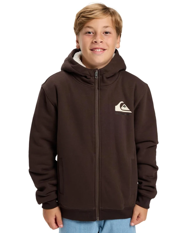 Quiksilver Fleece sweater FLEECE SHERPA Boy's Brown 12