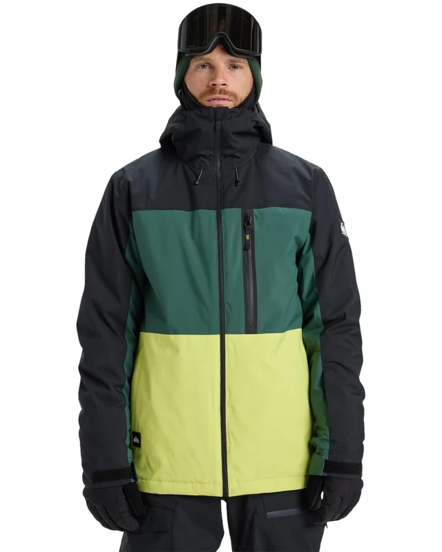 Quiksilver Snow Jacket Sycamore Block 20K Jacket Men's Black M