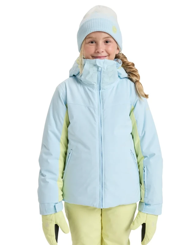 Roxy Snow Jacket Free Jet Block Girl Jacket Girl's Blue 8