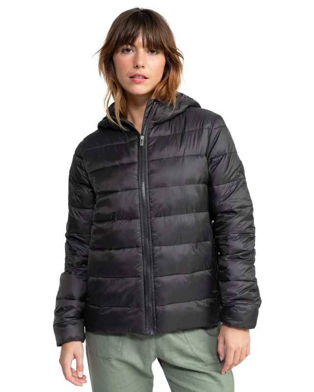 Roxy Jacket Wind Bliss Hooded Women's Black L