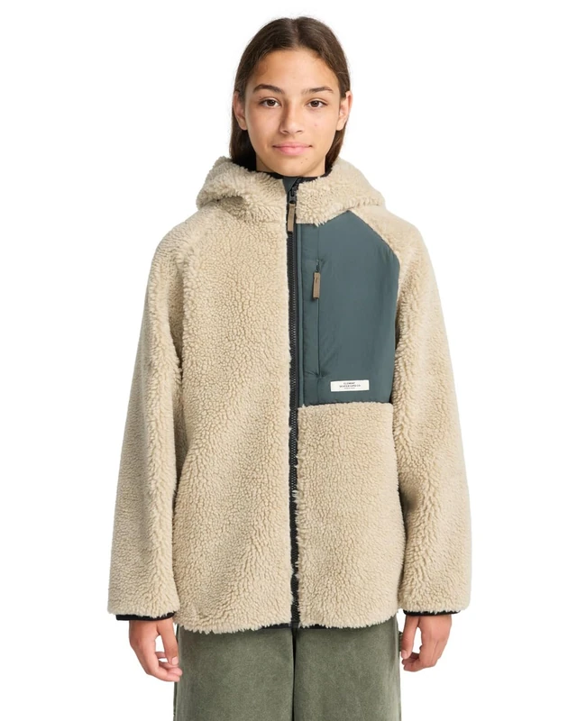 Element Sherpa Jacket Wolfe Sherpa Y Boys Beige XS/8