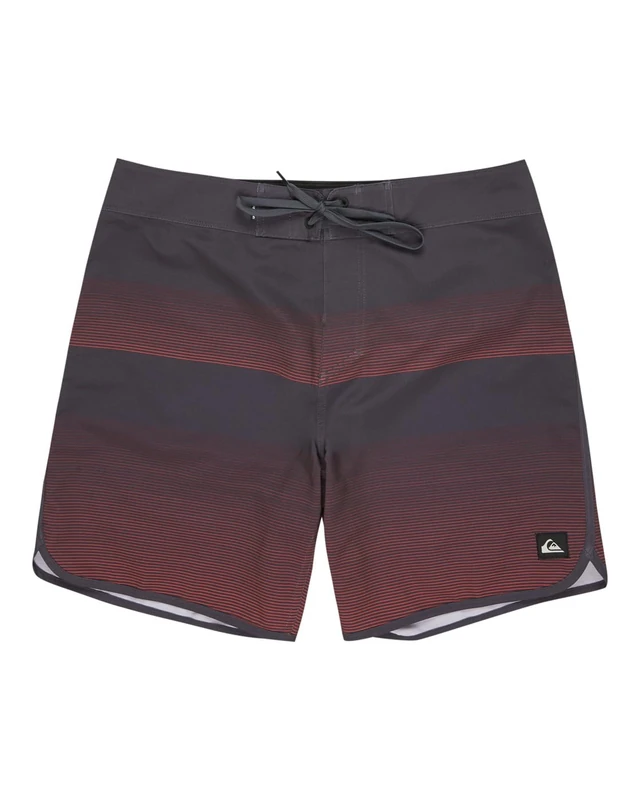 Quiksilver Board Shorts SURFSILK Scallop 18 Men's Black 33