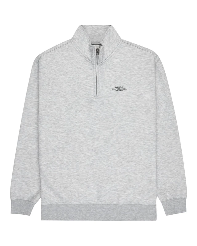 Element Co - Quarter Zip Sweatshirt - Men - Grey.