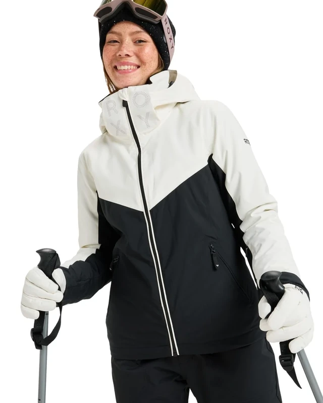 Roxy Snow Jacket Free Jet Block Jacket Women's Black L