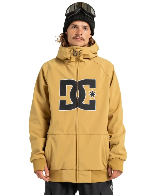 Dcshoes - Spectrum Softshell Snow Jacket for Mens - Mustard Gold - S