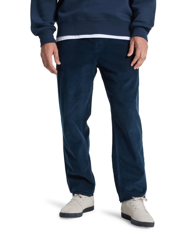 Quiksilver Pants Taxer Straight Cord Pant Men's Black XS - Image 1
