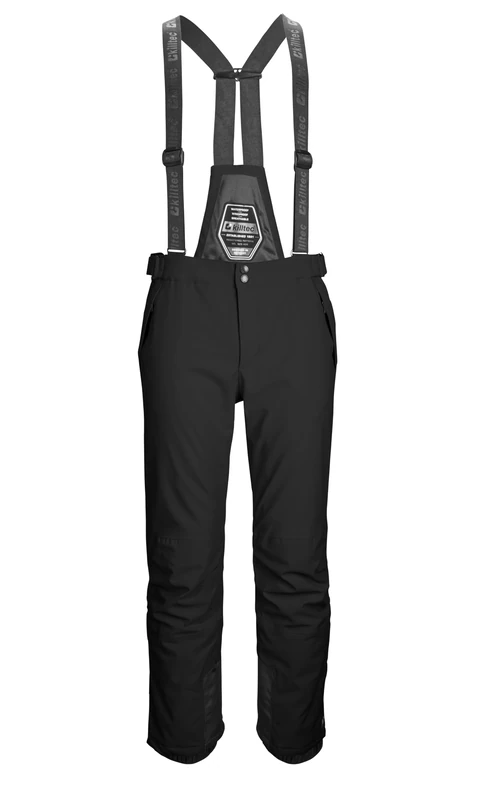 Killtec Larok 35244-000 Men's Ski Trousers with Removable Bib and Edge Protection XXL Black