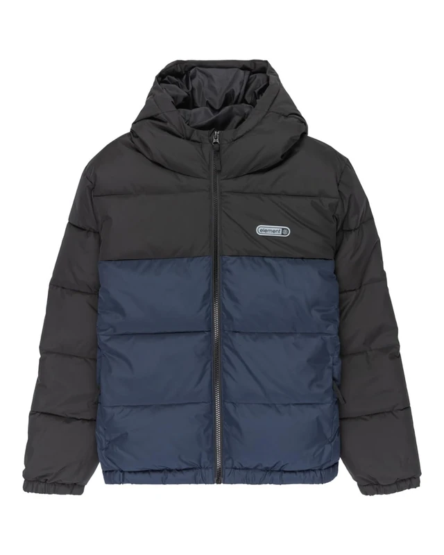 Element Jacket Classic Hooded Puffer Y Boy's Blue S/10