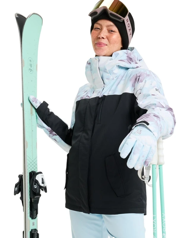 Roxy Snow Jacket Jetty Block Jacket Women's Blue L - Image 1
