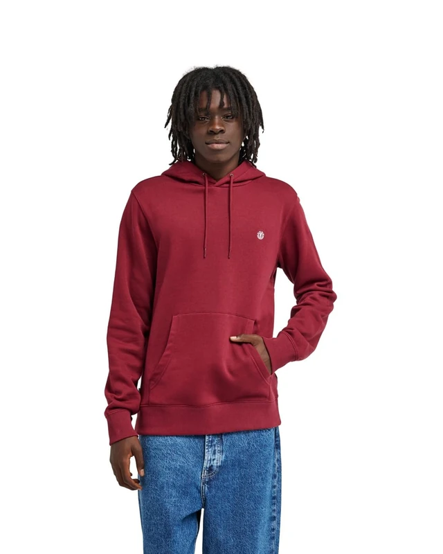 Element Hoodie ICON EMBROIDERY PO Mens Red XXL