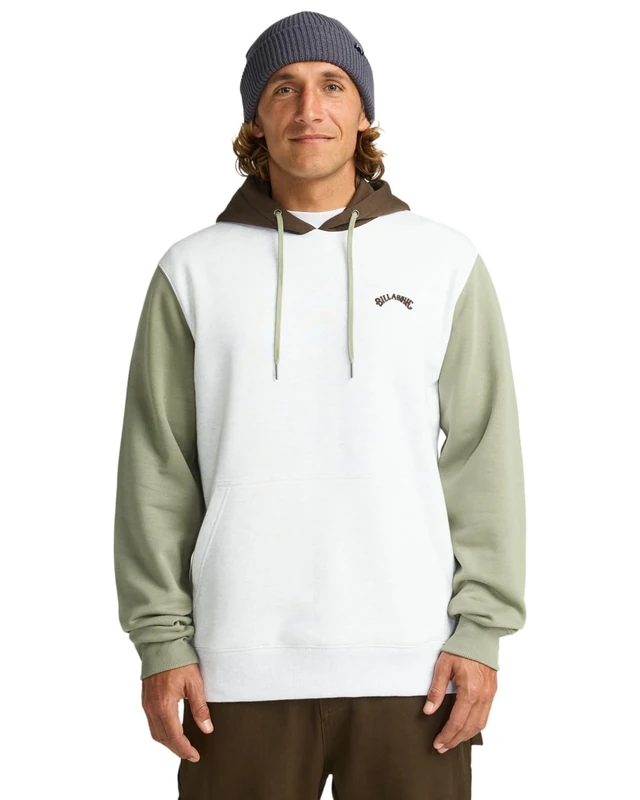 Billabong Fleece sweater ARCH BLOCK PO Men's White L