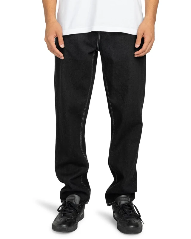 Element Denim Pants Regular 5 Denim Men's Black 34
