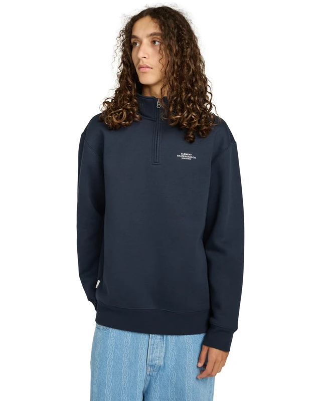 Element Half-Zip Sweatshirt CO QUARTER ZIP Men's Blue L