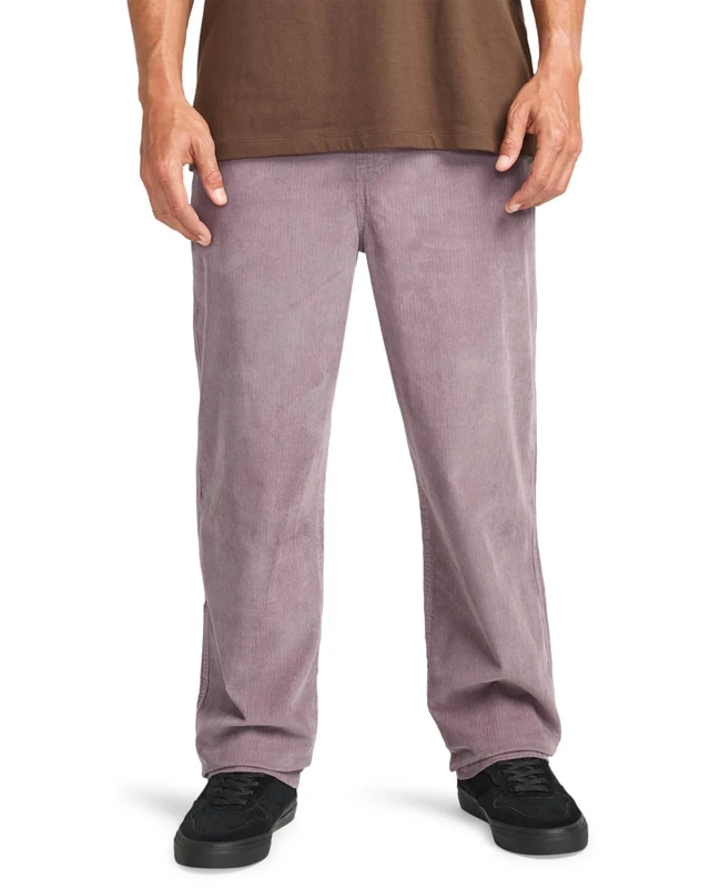 Billabong Elastic Waist Pants Larry Cord Pant Men's Grey XL