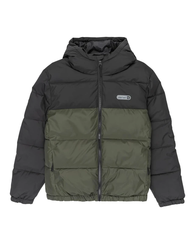 Element Jacket Classic Hooded Puffer Y Boy's Brown XS/8