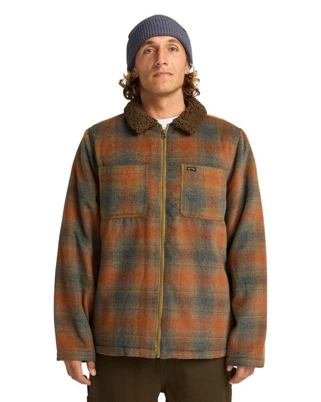 Billabong Jacket HILLS SHERPA Men's Brown L