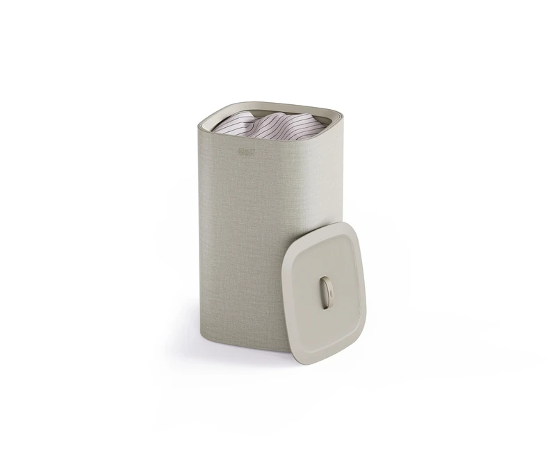 Joseph Joseph Tota One 60L Laundry Basket, Removable Tote Bag, for Bedding & Towels, Perfect for Bedroom & Bathroom