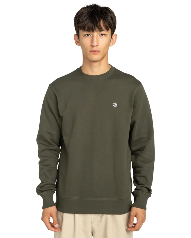 Element Icon Embroidery - Sweatshirt - Men - Green.