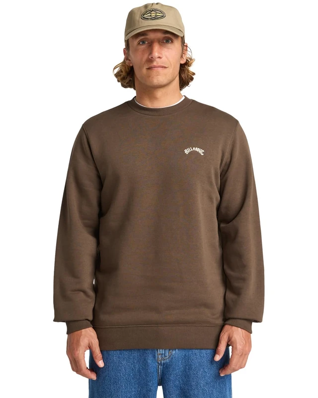 Billabong Fleece sweater ARCH CR Men's Brown XL