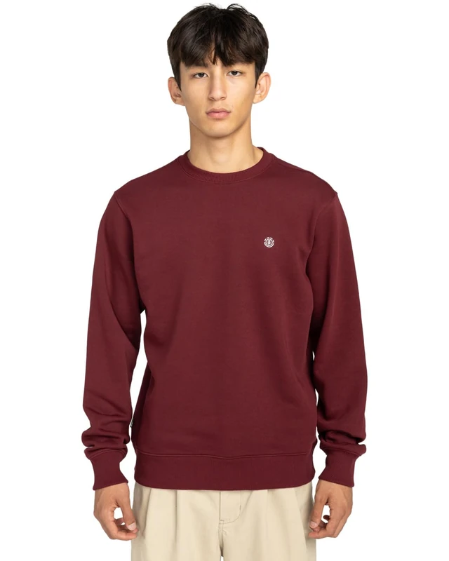 Element Icon Embroidery - Sweatshirt - Men - Red.