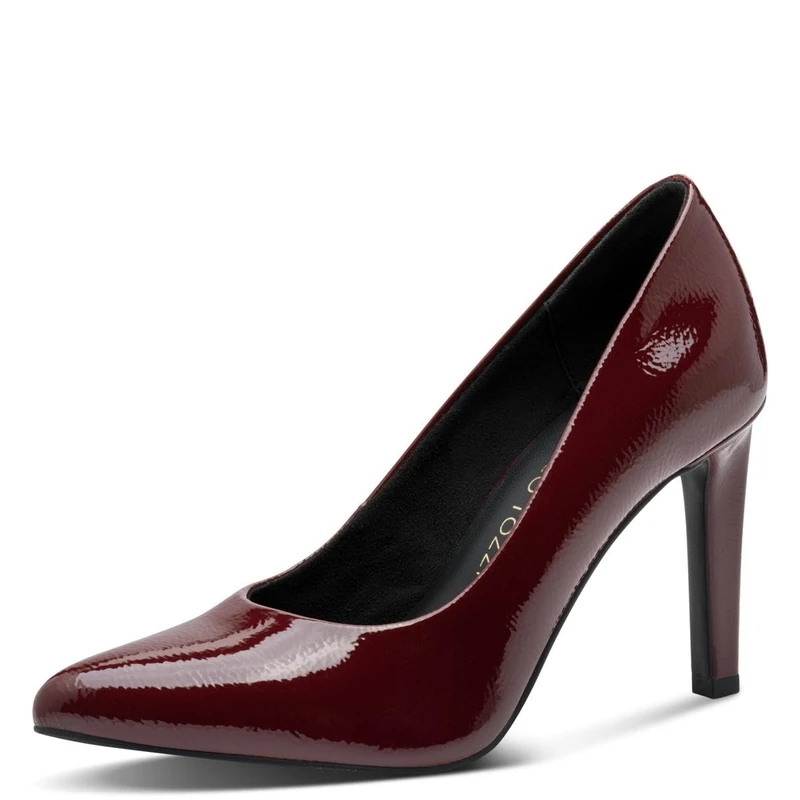 MARCO TOZZI Women's Pumps Pointed Elegant, Chianti Patent, 8 UK
