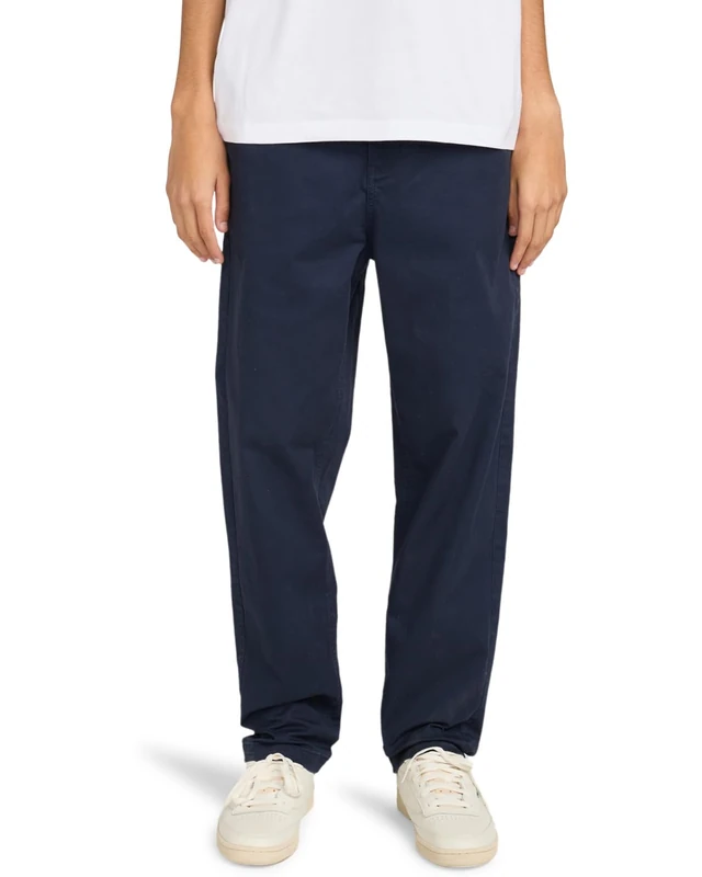 Element Regular Comfort Twill - Chino Trousers - Men - Blue.