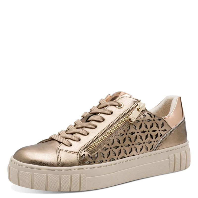MARCO TOZZI Women's 2-23701-42 Trainers, Dark Gold Comb, 37 EU, Dark Gold Comb, 5 UK