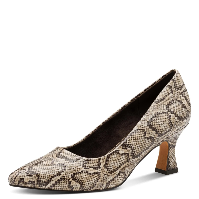 MARCO TOZZI Women's Pumps Pointed Vegan, Dune Structure, 5 UK