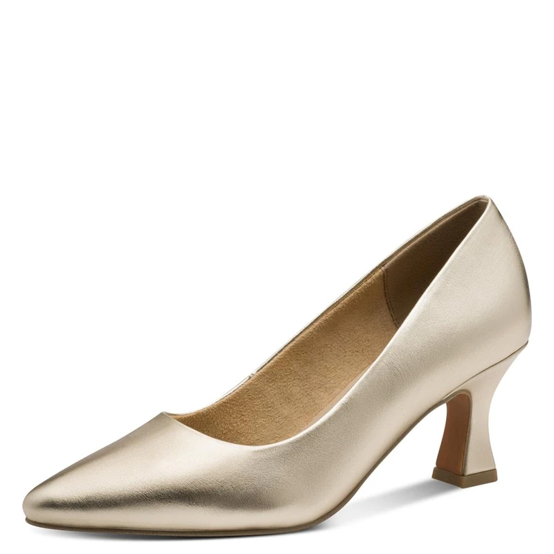MARCO TOZZI Women's Court Shoes 2-22418-41, Gold, 4 UK