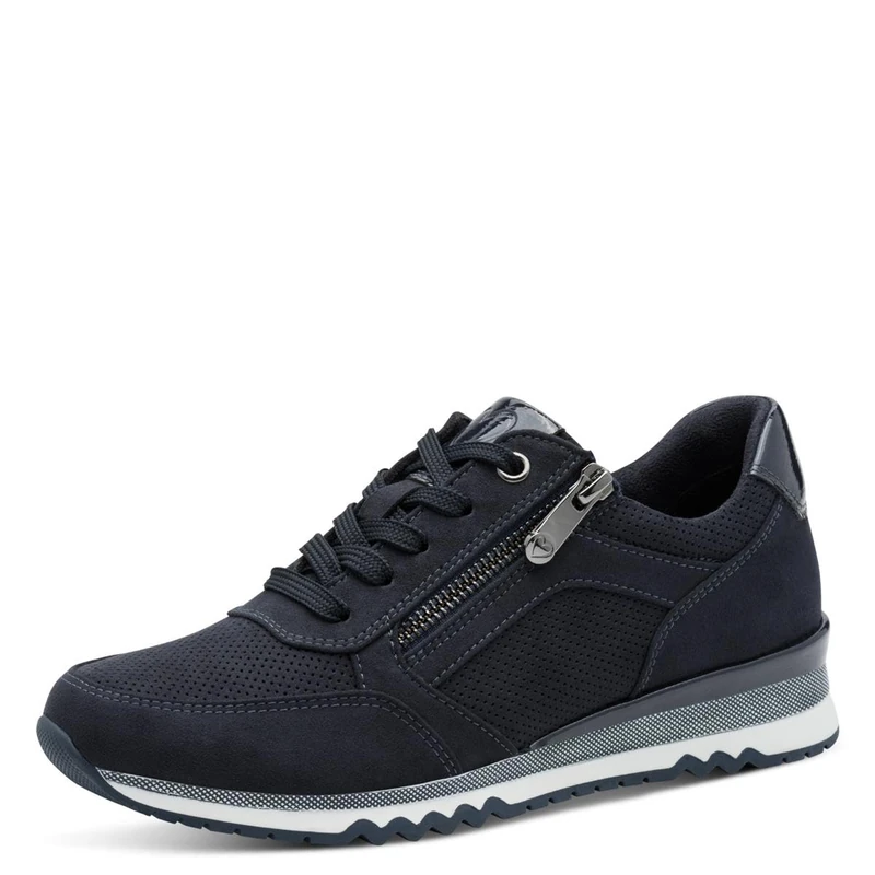MARCO TOZZI Women's Trainers Flat Vegan Leisure, Dk Navy, 7 UK