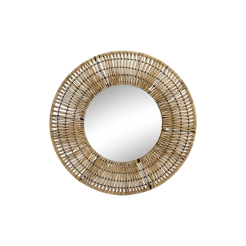 AlexandreHouse ESPEJO RATAN 60X6X60 NATURAL BROWN