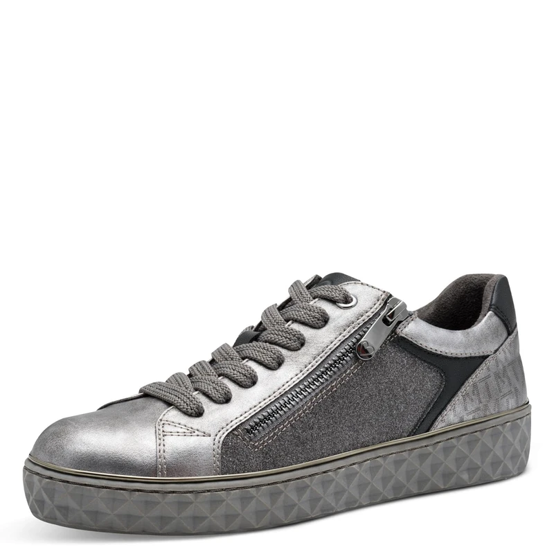 MARCO TOZZI Women's 2-23709-41 Trainers, Pewter Comb, 8.5 UK