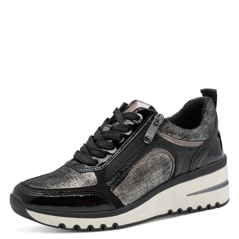 MARCO TOZZI Women's 2-23767-45 Trainers, Black (Black Comb), 8 UK