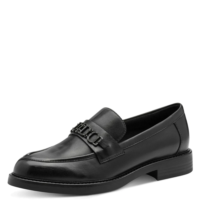 MARCO TOZZI Women's Guido Maria Kretschmer Slipper 2-84300-45 Loafer, Black, 3.5 UK