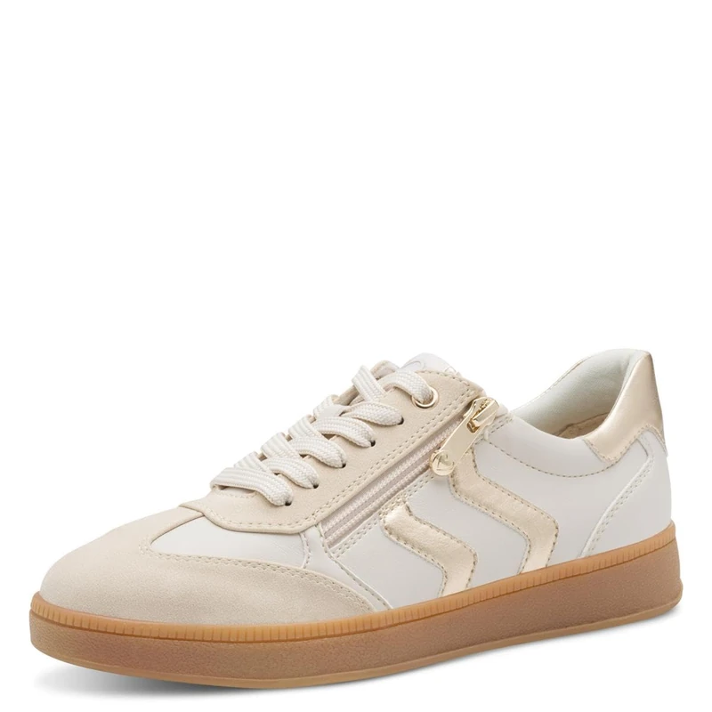 MARCO TOZZI Women's Sneaker 2-23739-44, Cream Comb, 4 UK - Image 1