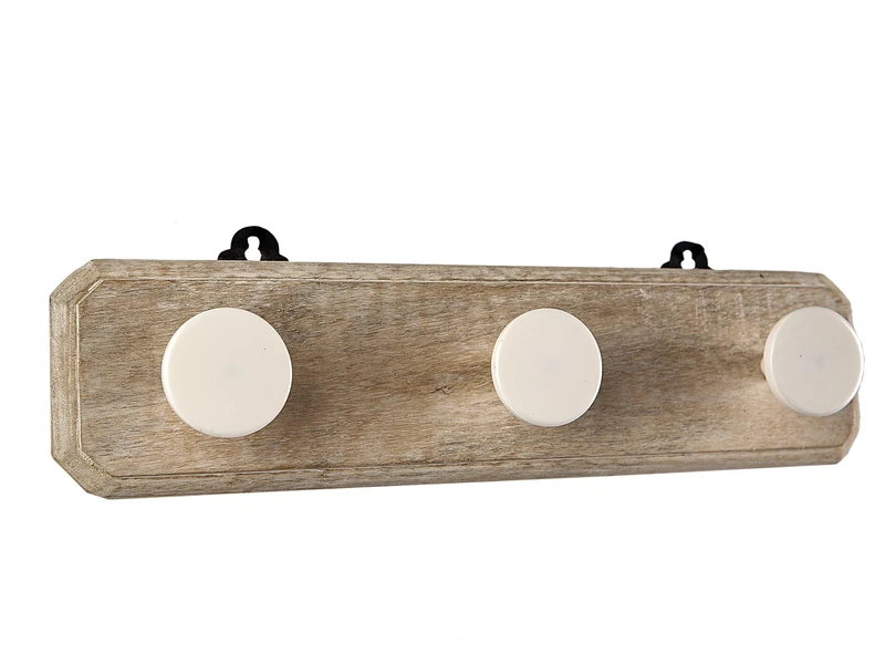 Percha Madera/Resin 3 POMOS - Image 1