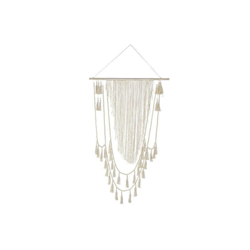 AlexandreHouse Decoracion Adhesive MDF Algodon 102 x 2 x 150 cm White