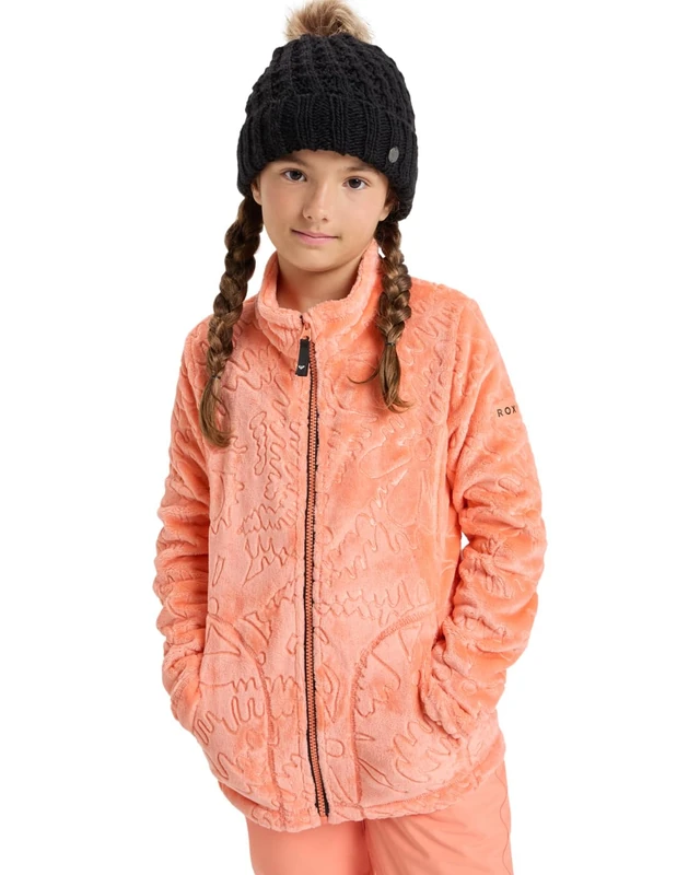 Roxy Fleece sweater IGLOO GIRL Girl's Orange 14
