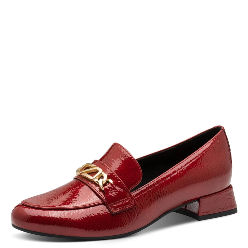 MARCO TOZZI Women's 2-24251-45 Slippers, Dk Red Pat, 8 UK