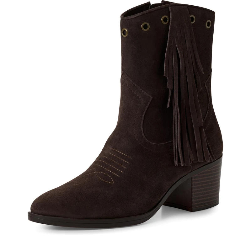 MARCO TOZZI Women's 2-25363-45 Fashion Boots, Mocha, 39 EU, mocha, 7 UK