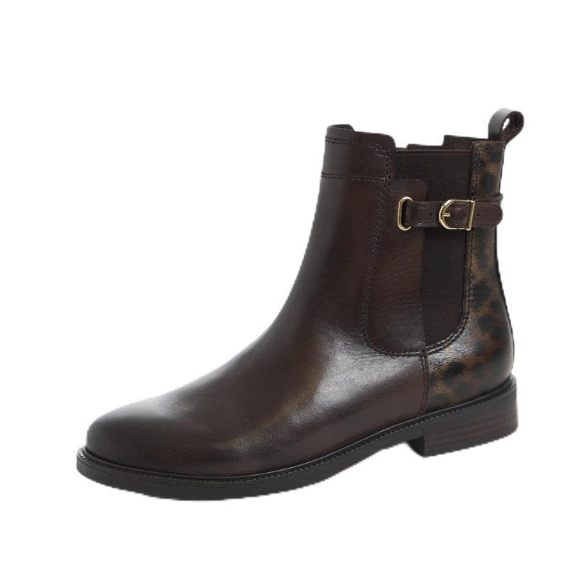 MARCO TOZZI Women's Chelsea-Stiefel 2-25311-45 Boot, Mocca Leo, 6.5 UK