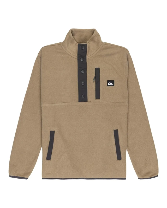 Quiksilver Fleece NO DESTINATION HZ Boy's Beige 8