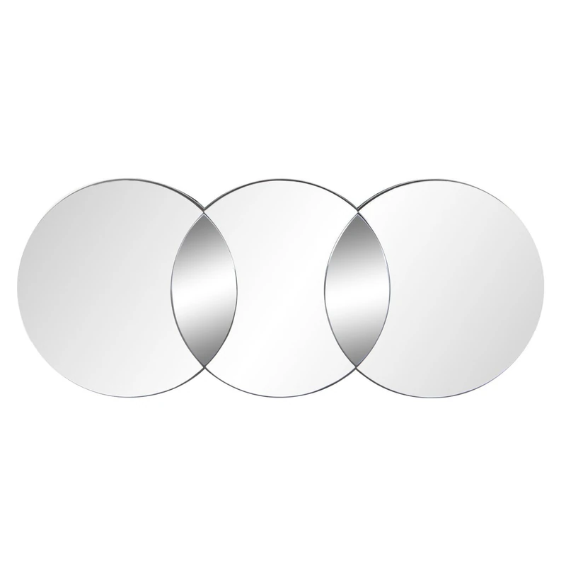 Espejo Crystal Madera 118.5 x 2 x 50 Circles AHUMADO